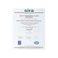 Certificate of honor